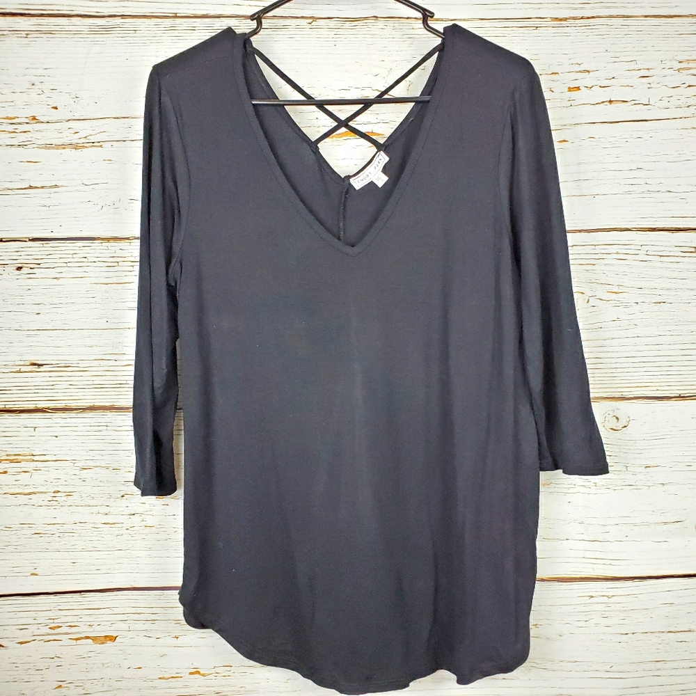Emory Park Criss Cross Back Top